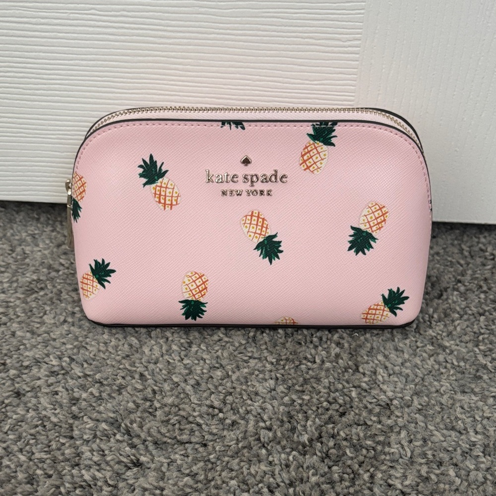 Kate Spade Pink Pineapple Pouch
